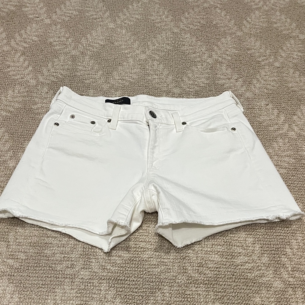 J. Crew Women's Classic White Jean Shorts